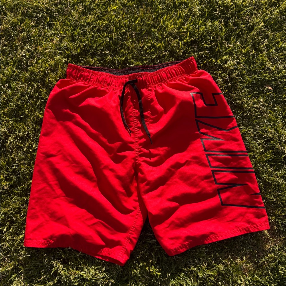 Nike Men's Red Swim Shorts